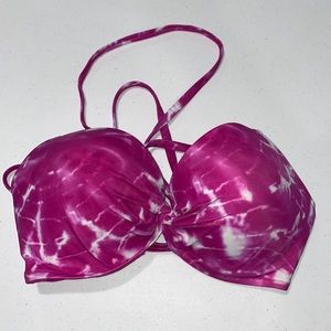 Shade & Shore Magenta Padded Bikini Top Size 36D